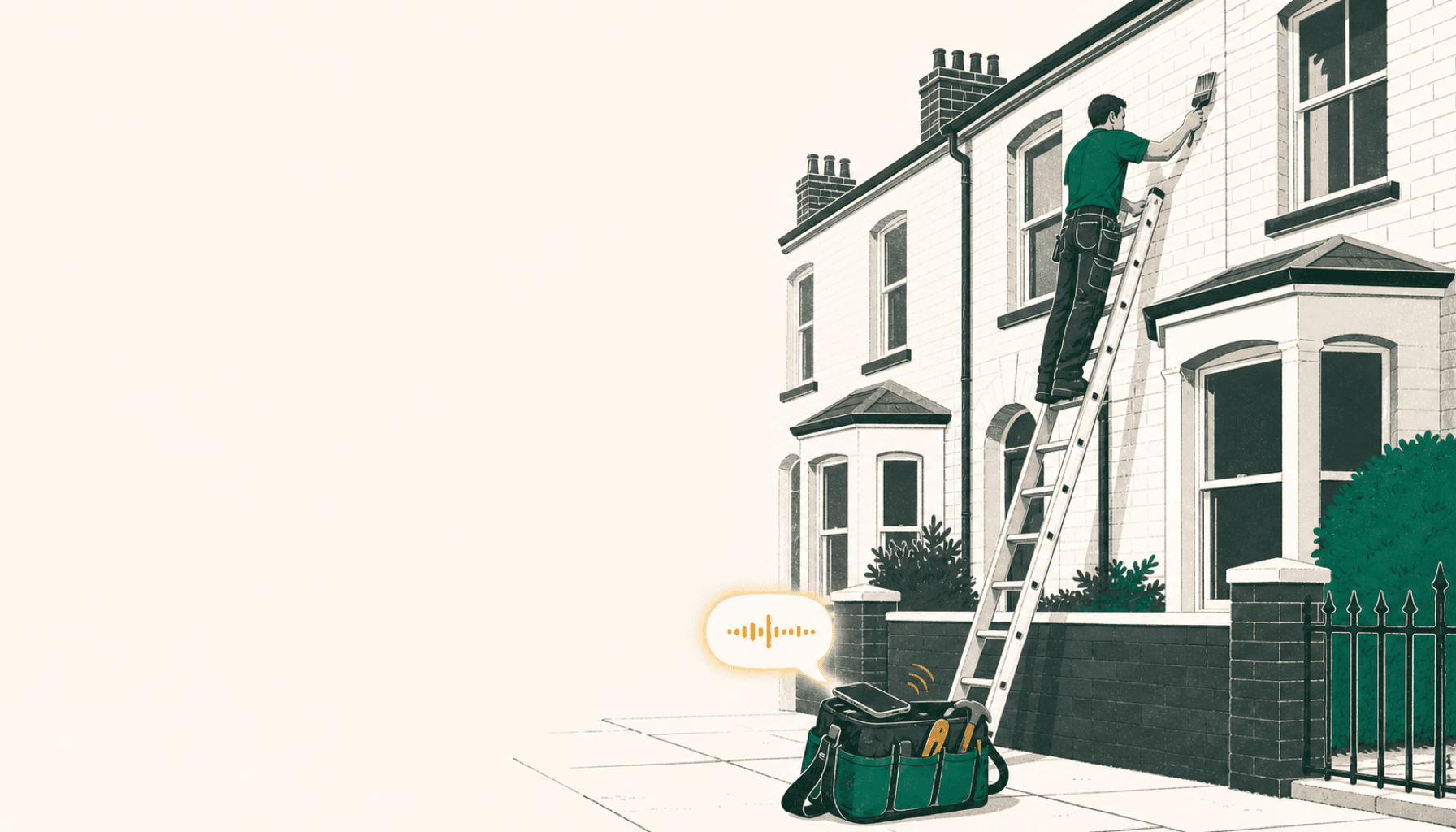 Hand-drawn illustration for: How much does a missed call really cost a UK tradesperson in 2026?